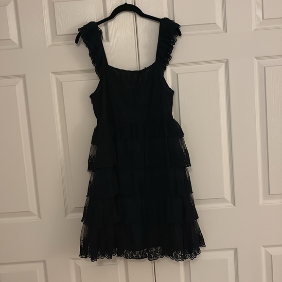 LoveShackFancy NWT Federica Black Dress 12 - Picture 5 of 5
